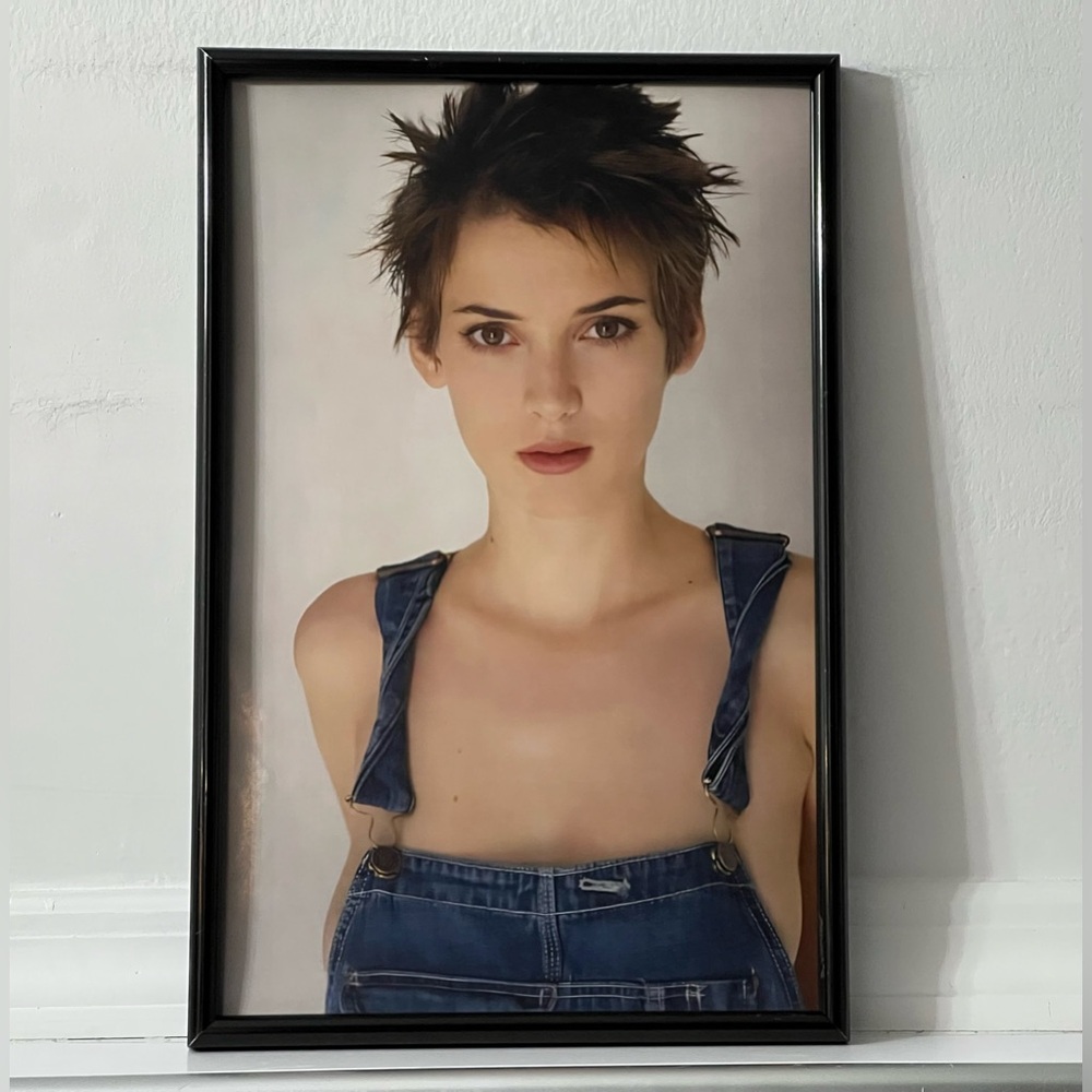 Winona Ryder Pinup Girl Poster